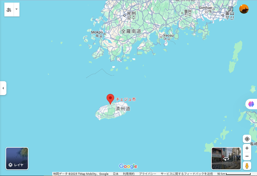 Jeju map