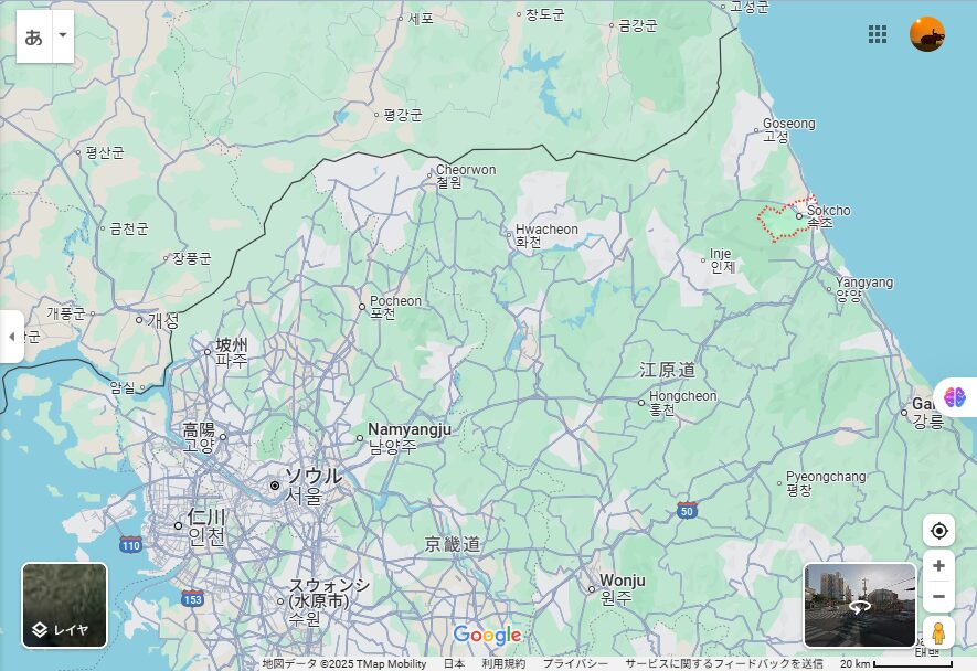 Sokcho Map