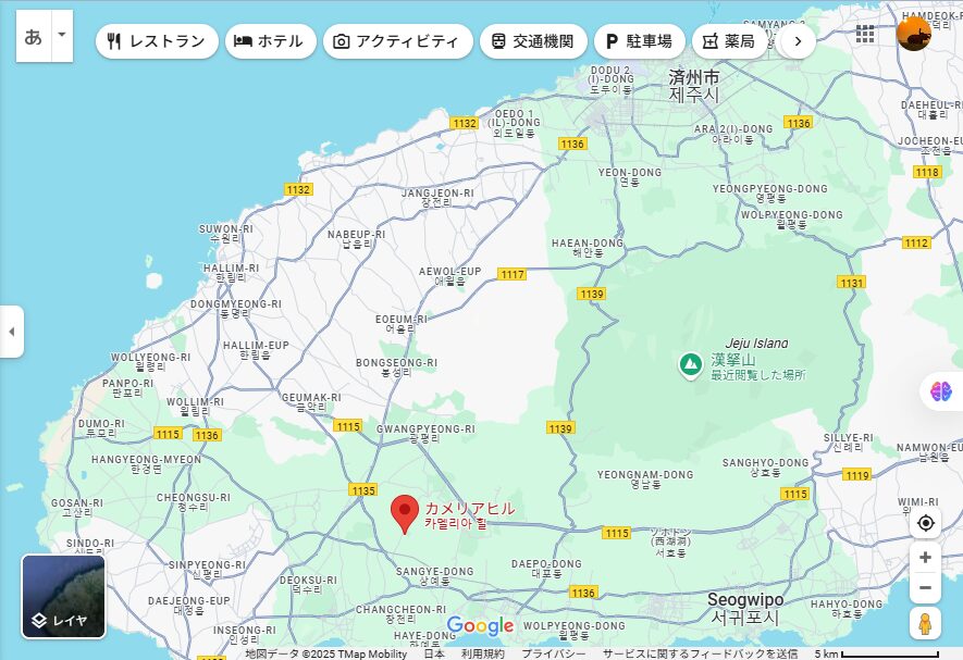 Camellia Hill Map